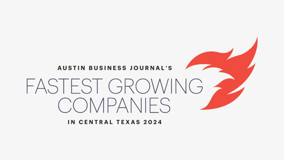 Austin Business Journal's Fastest Growing Companies logo